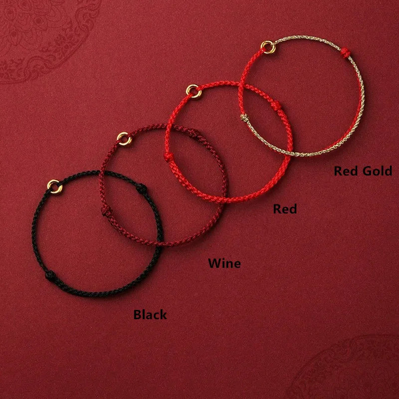 Valenzora | Handwoven Golden Circle Bracelet