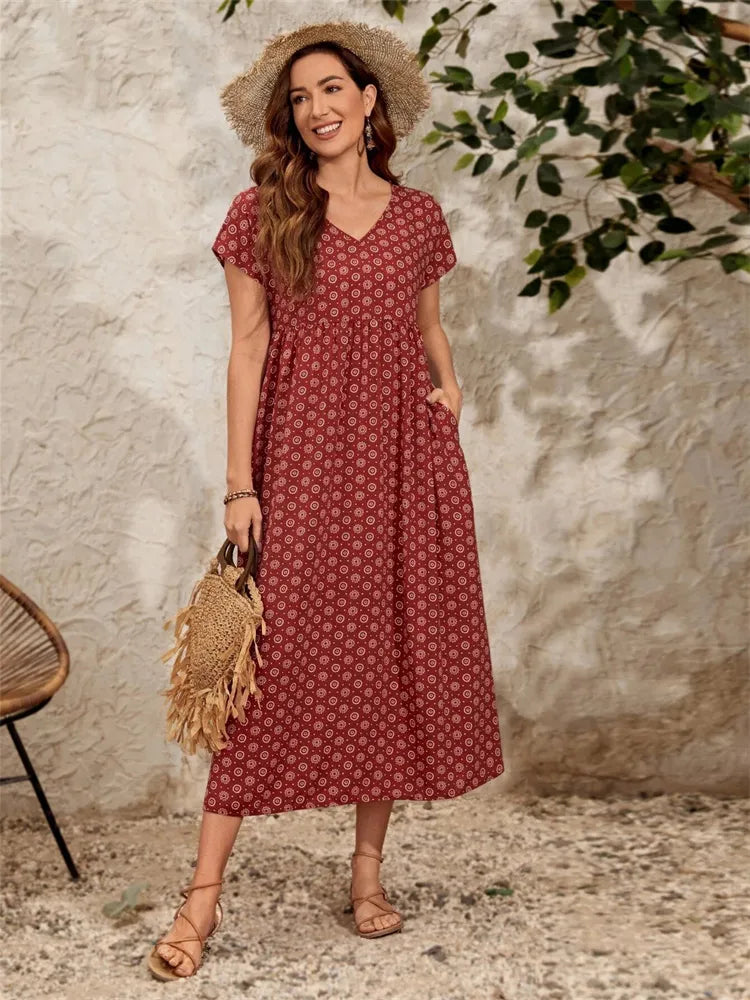 Valenzora | Spacious, Casual Vintage Dress