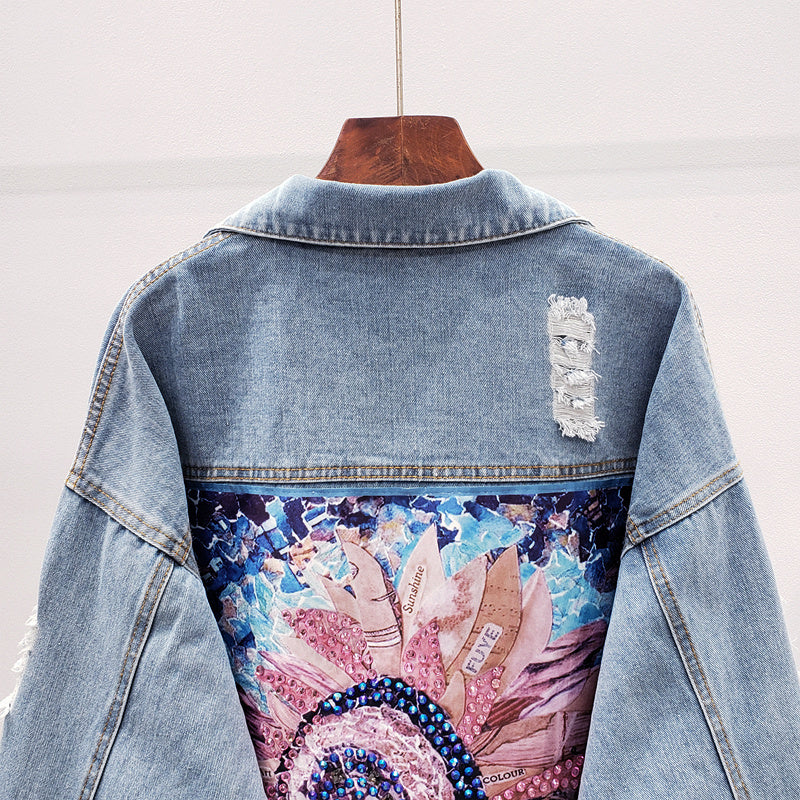 Valenzora | Oversized Jeansjacke für Damen | Stylisch und bequem
