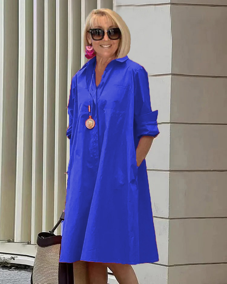 Valenzora | Elegant mid-length dress for women - Stylish midi dress