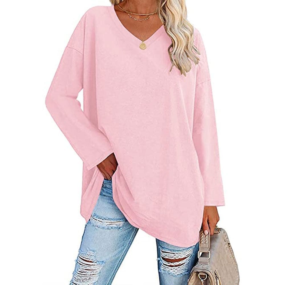 Valenzora | V-Neck Knitted Top for Women - Stylish and Comfortable Sweater
