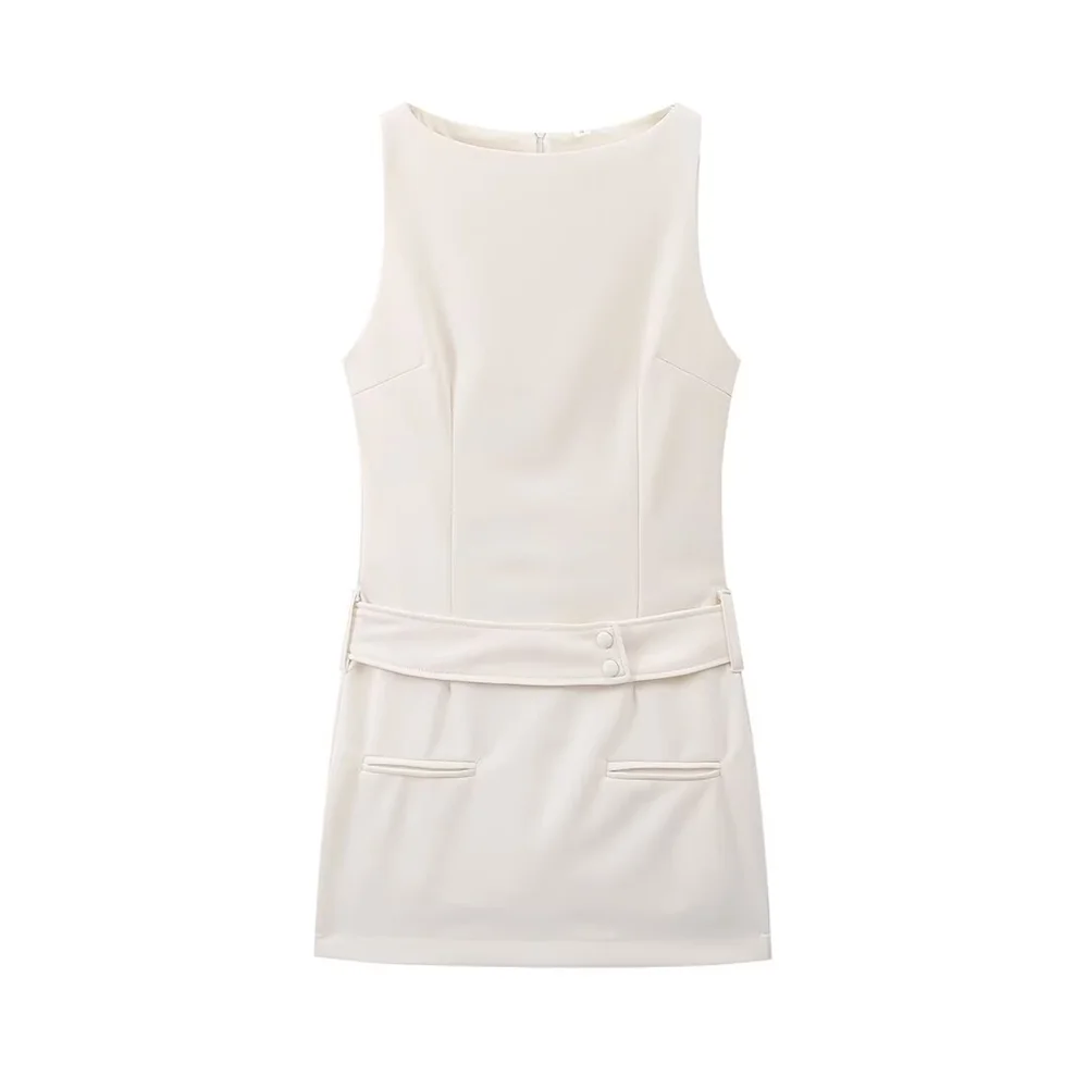 Valenzora - Sleeveless - Short round neck - Summer