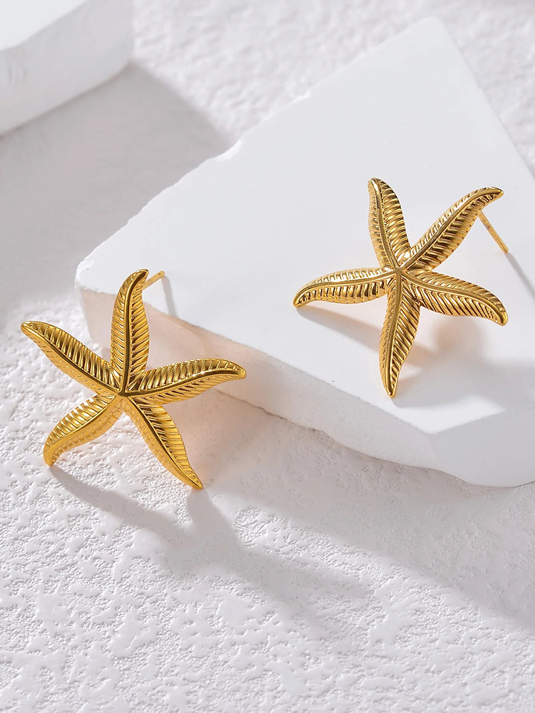 Valenzora | Starfish Earrings Gold