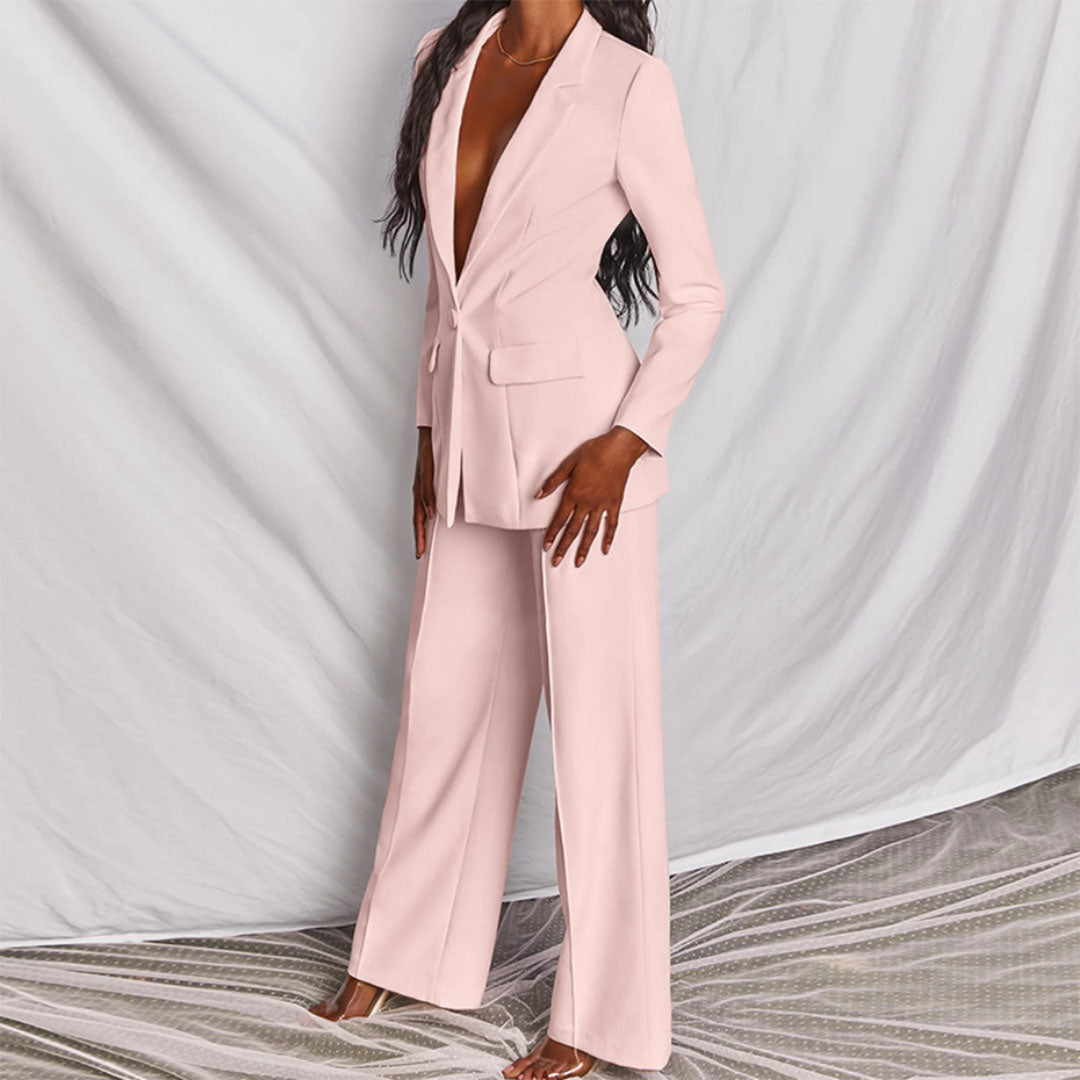 Everly™ Elegant blazer and trousers set
