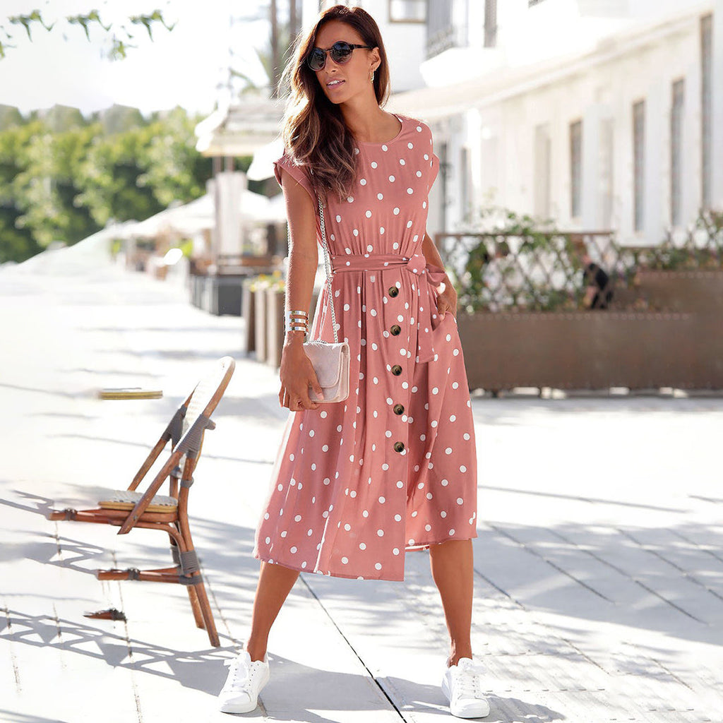 Valenzora | Casual Midi Dress for Women with Style