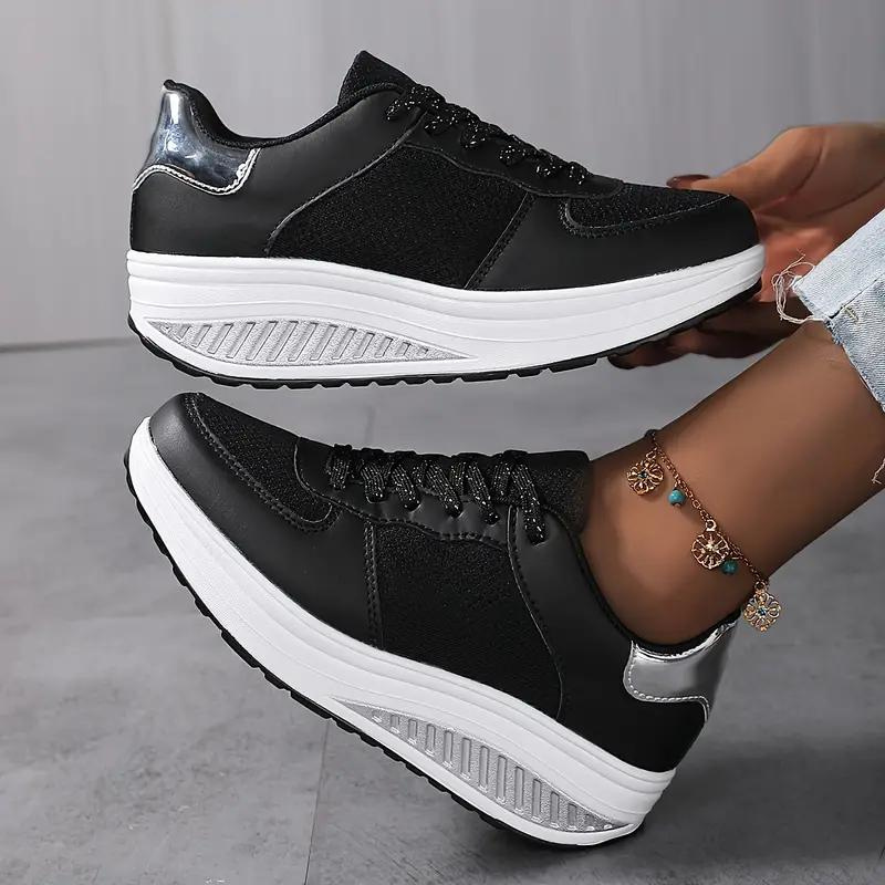 Valenzora | Sneaker, Bequem, Schnürung, Damenschuhe, Mesh-Sneaker
