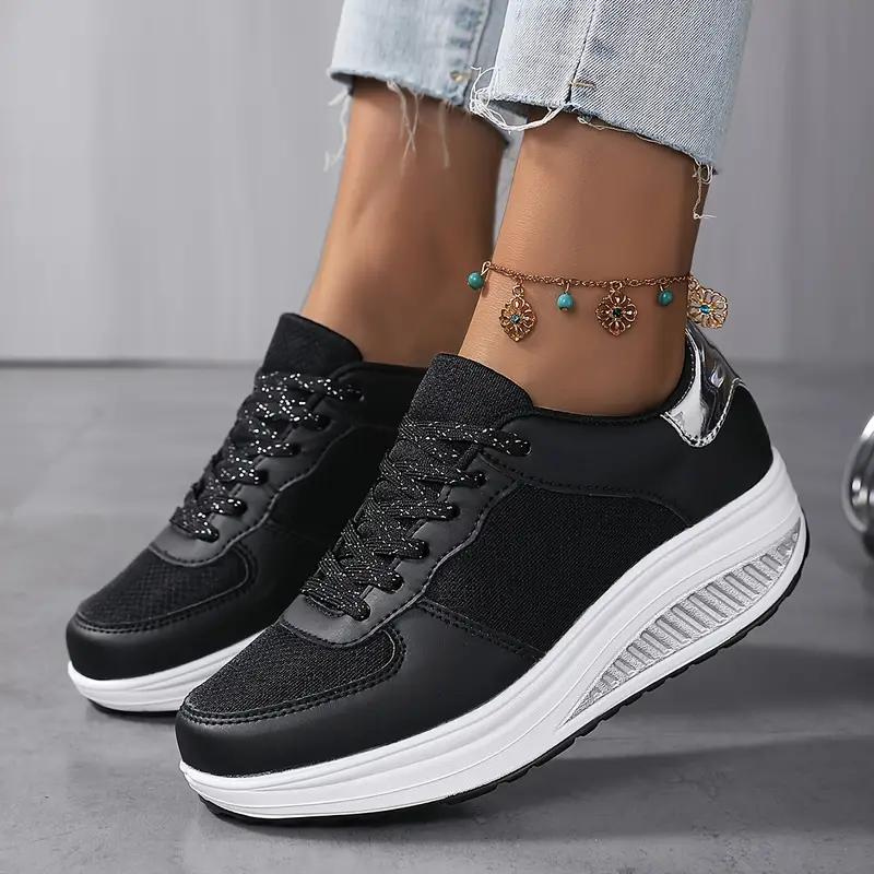 Valenzora | Sneaker, Bequem, Schnürung, Damenschuhe, Mesh-Sneaker