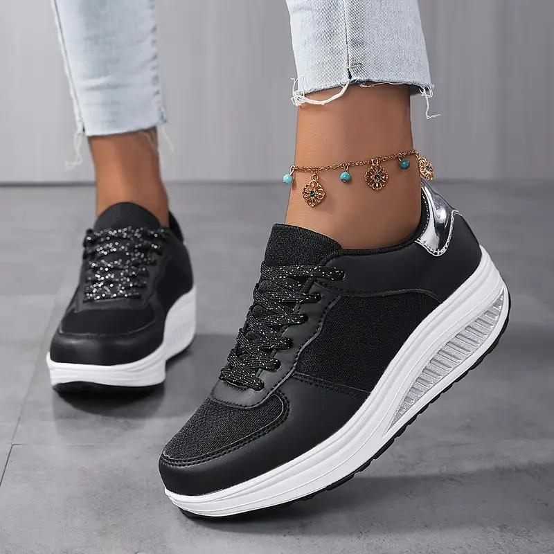 Valenzora | Sneaker, Bequem, Schnürung, Damenschuhe, Mesh-Sneaker