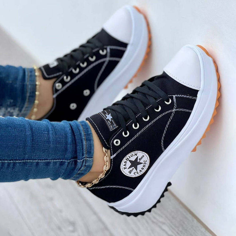 Valenzora | Lace-up sneakers, orthopedic walking shoes, women's shoes