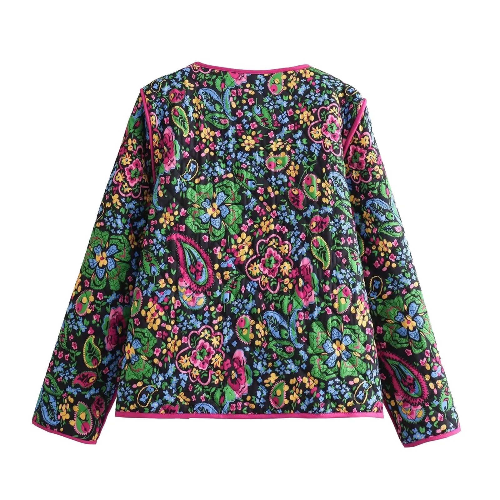 Valenzora – Bestickte Damenjacke mit Blumenmuster