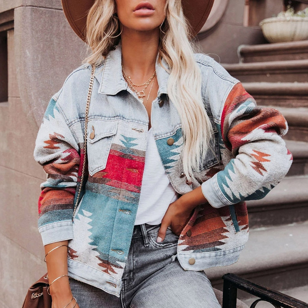 Valenzora | Retro Denim Jacket for Women
