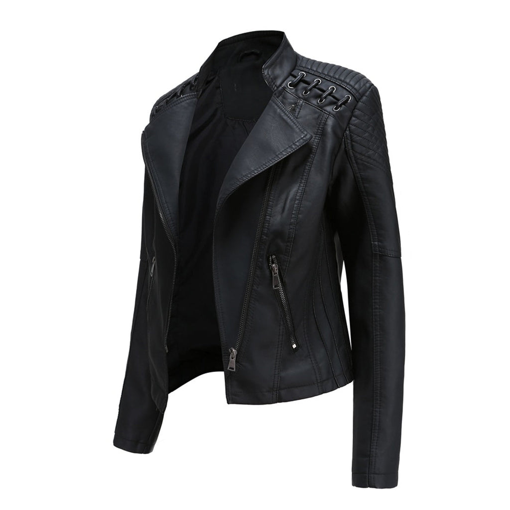Marie™ – Elegante Lederjacke