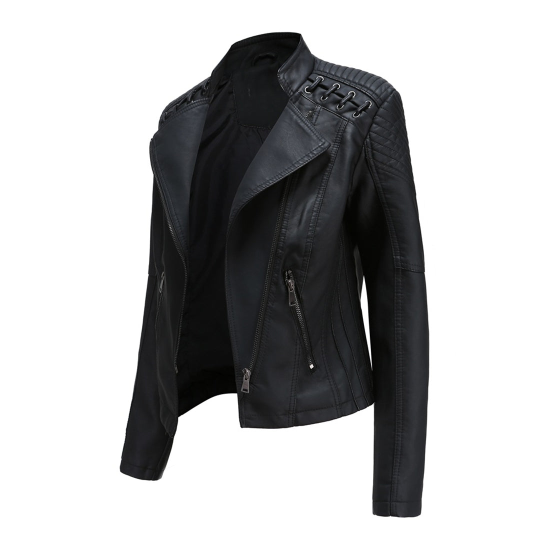 Marie™ – Elegante Lederjacke