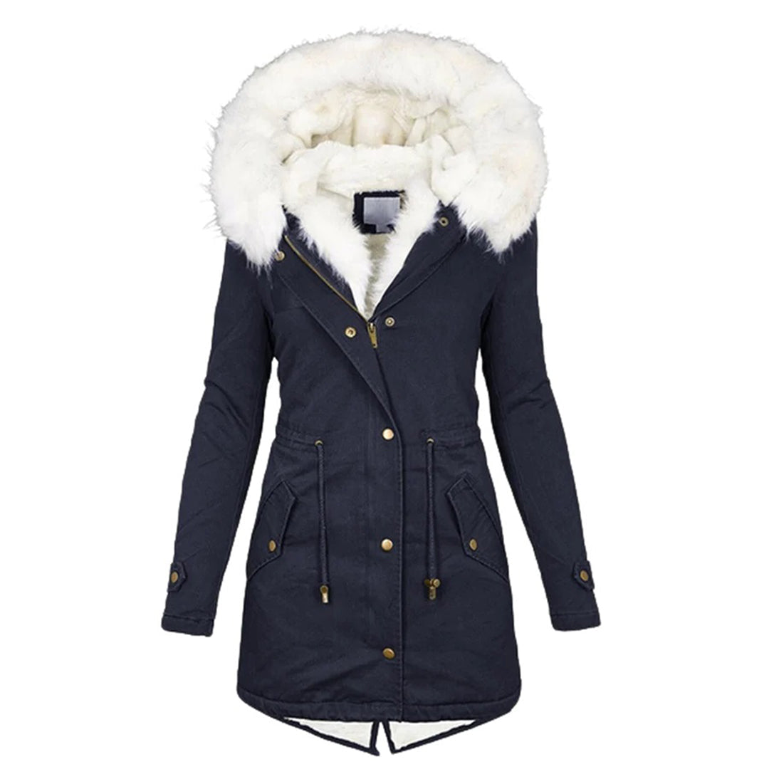 Valenzora | Padded Winter Jacket with Fur for Women