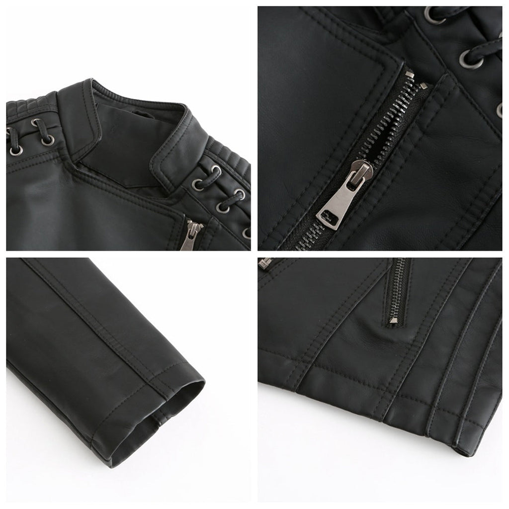 Marie™ – Elegante Lederjacke