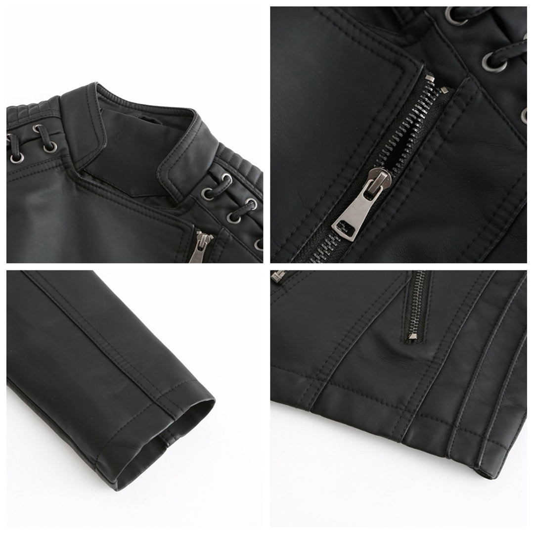 Marie™ – Elegante Lederjacke