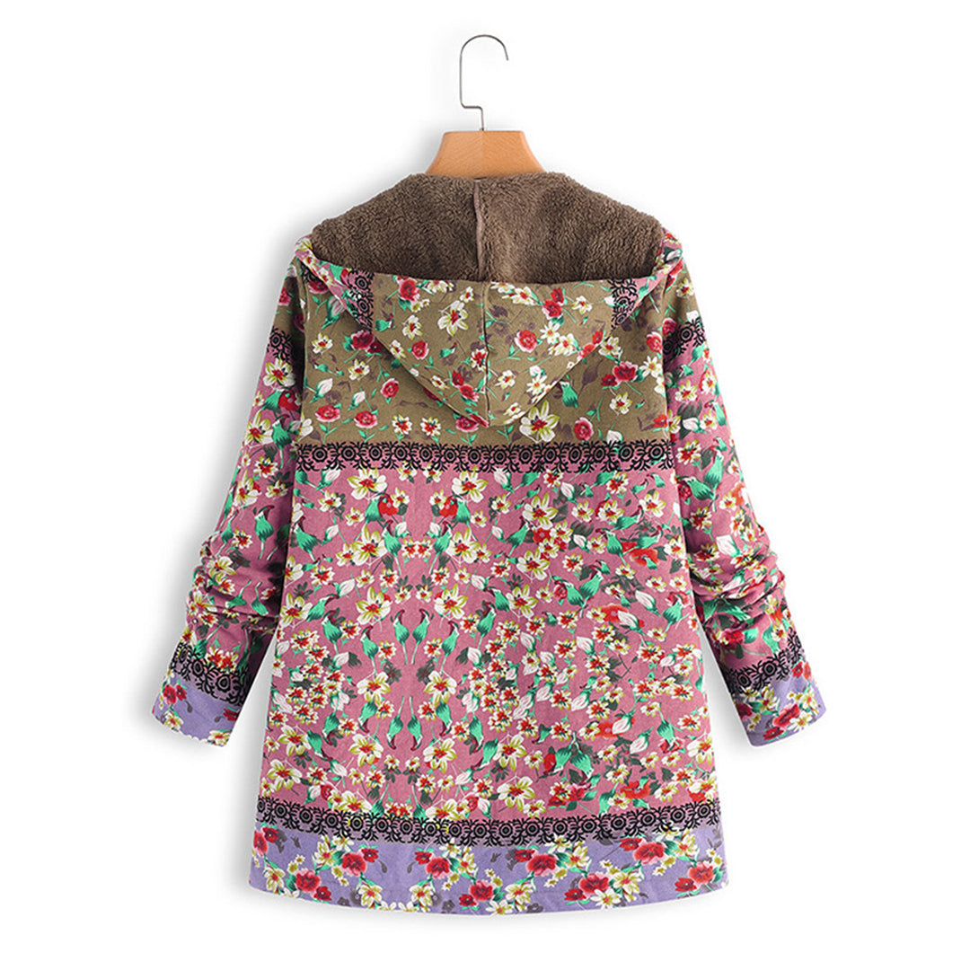 Valenzora | Floral Splendor Jacket - Elegant women's jacket with floral pattern
