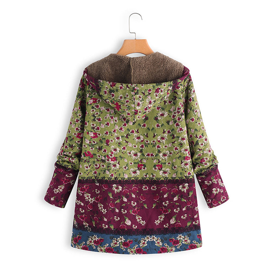 Valenzora | Floral Splendor Jacket - Elegant women's jacket with floral pattern