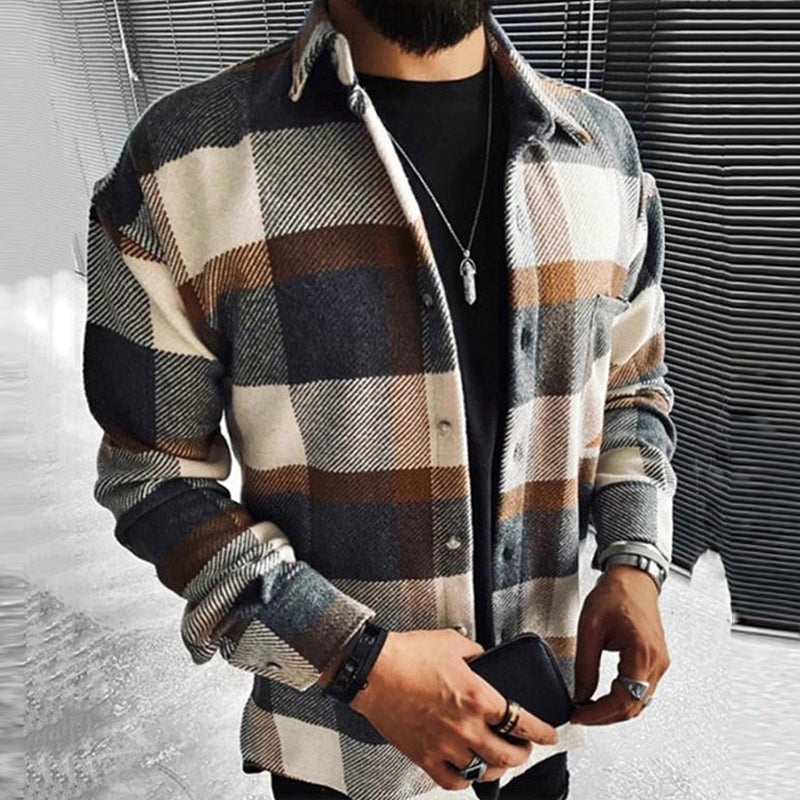 The stylish designer coat