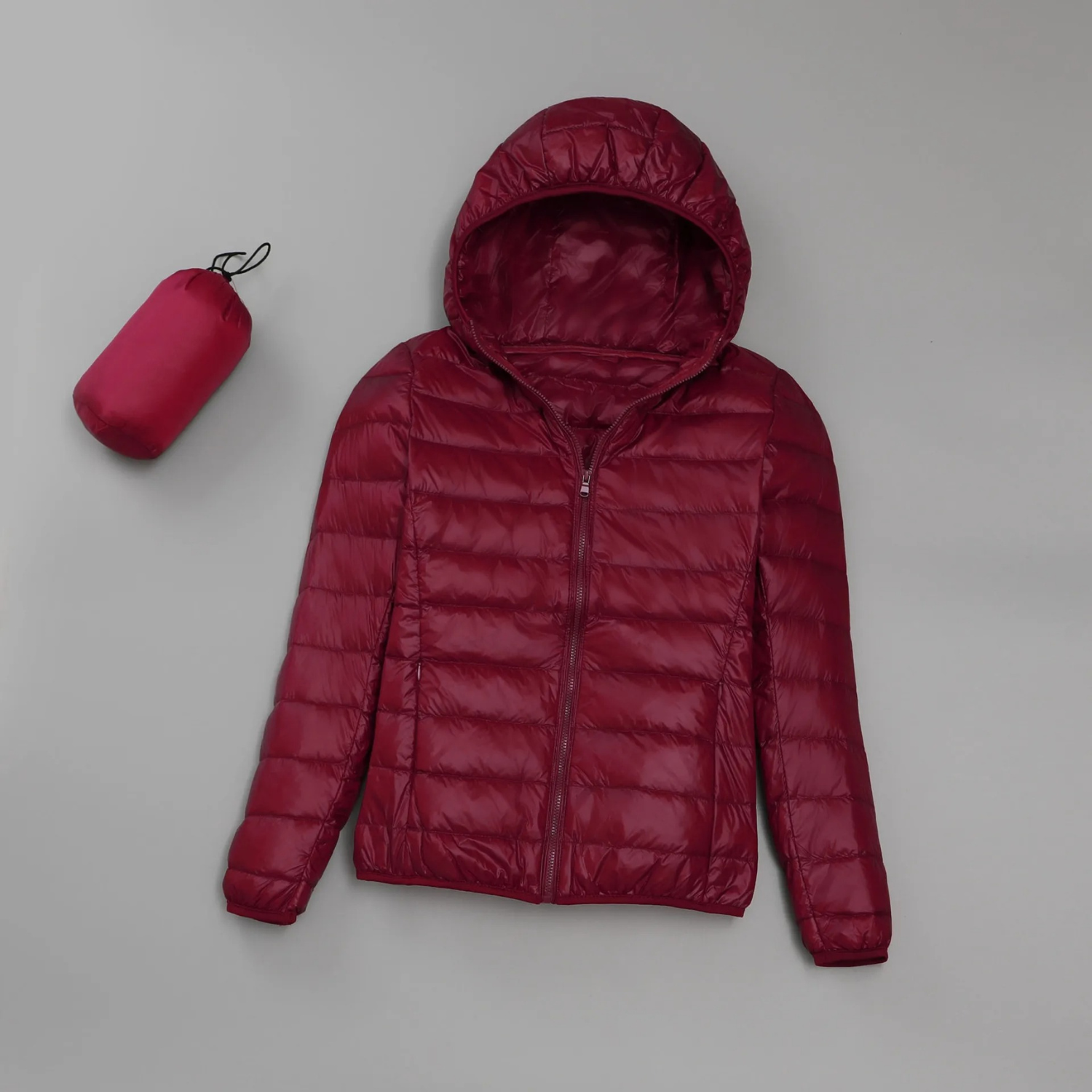 Valenzora | Leichte Damen-Daunenjacke mit Kapuze