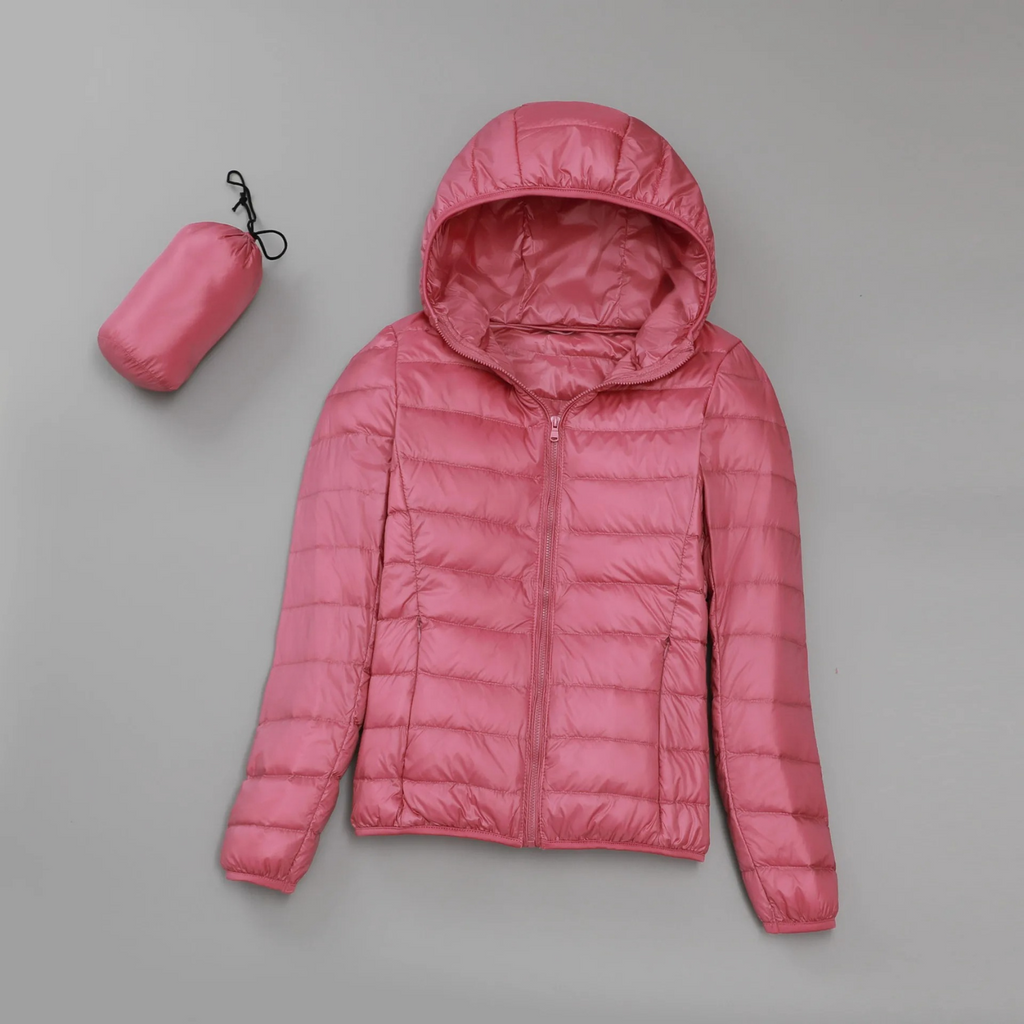 Valenzora | Leichte Damen-Daunenjacke mit Kapuze