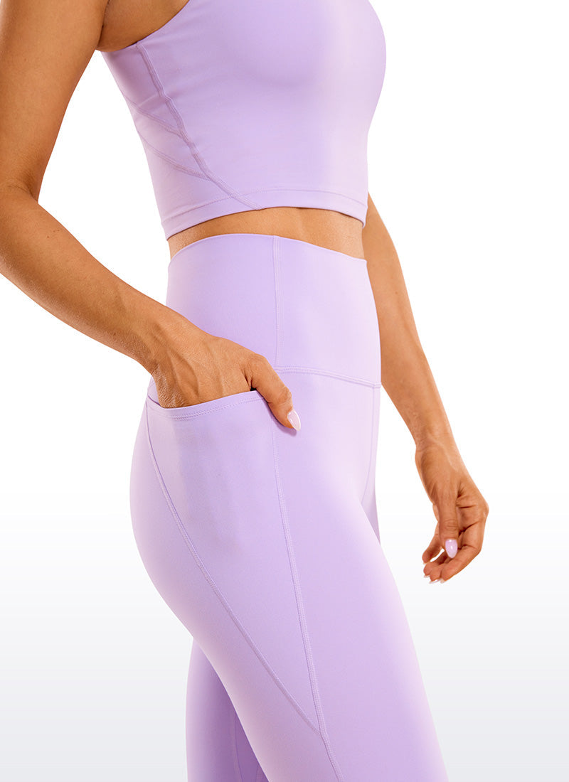 Valenzora | Capri-Leggings mit Taschen, knielang, 33 cm
