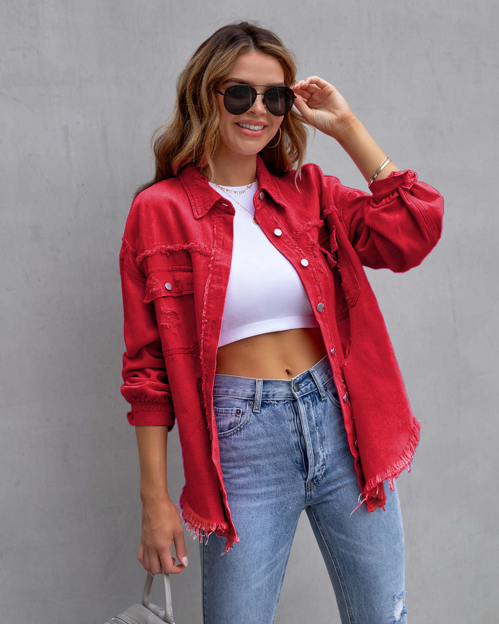 Valenzora – Zerrissene Jeansjacke