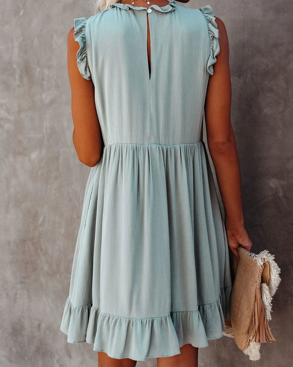 Valenzora | Boho Hippie Kleid Blau