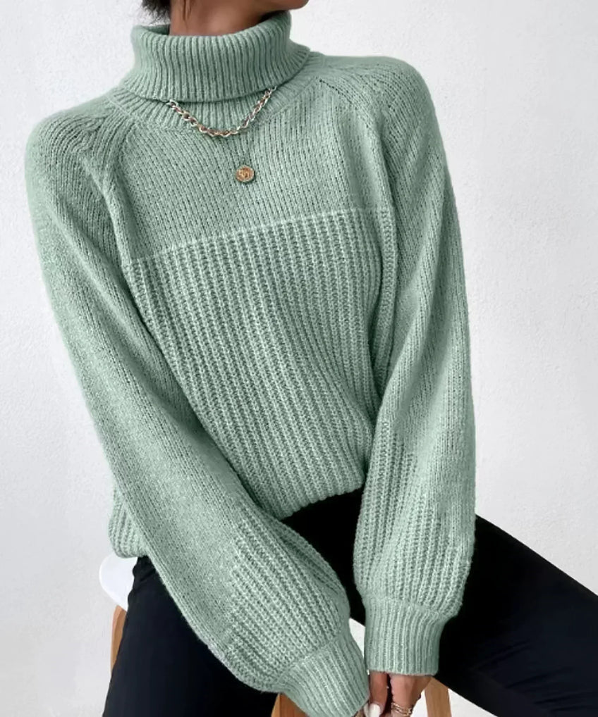 Valenzora | Casual Autumn Warm Knit Turtleneck Sweaters for Women