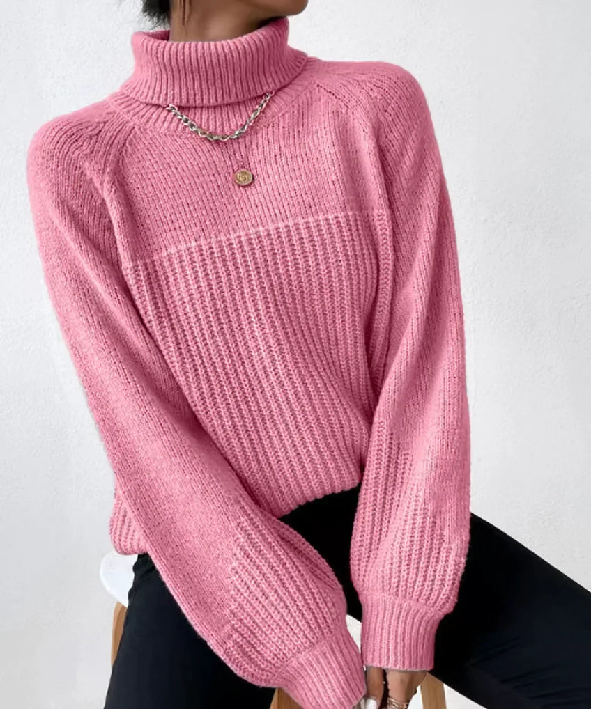 Valenzora | Casual Autumn Warm Knit Turtleneck Sweaters for Women