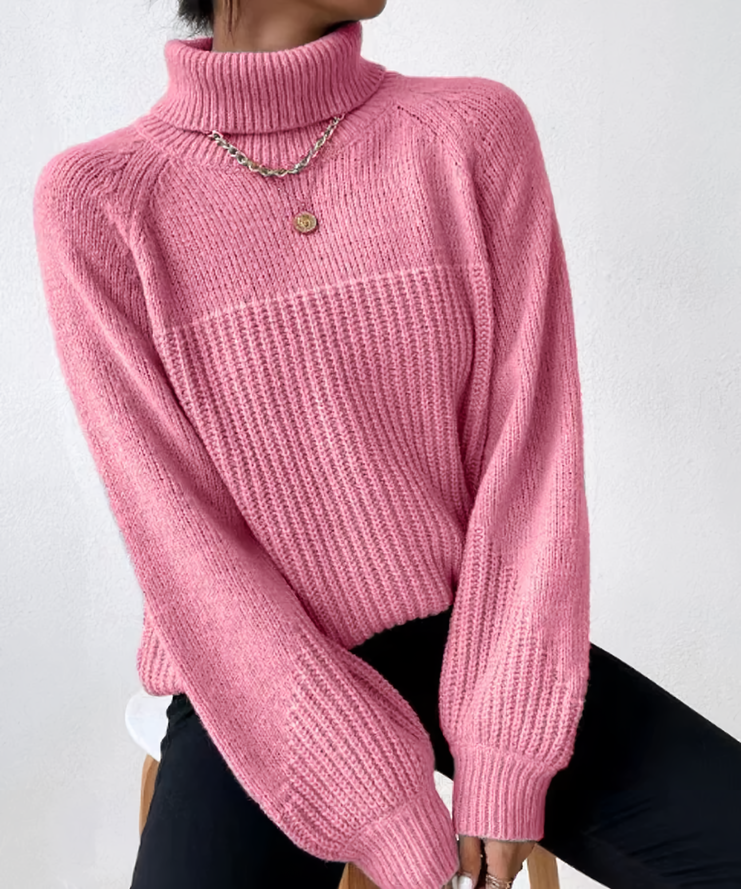 Valenzora | Casual winter turtleneck sweater for women