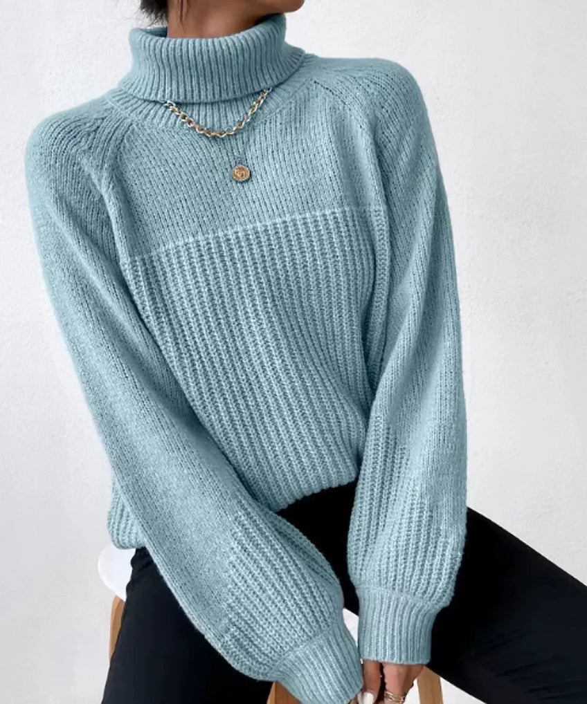 Valenzora | Casual Autumn Warm Knit Turtleneck Sweaters for Women