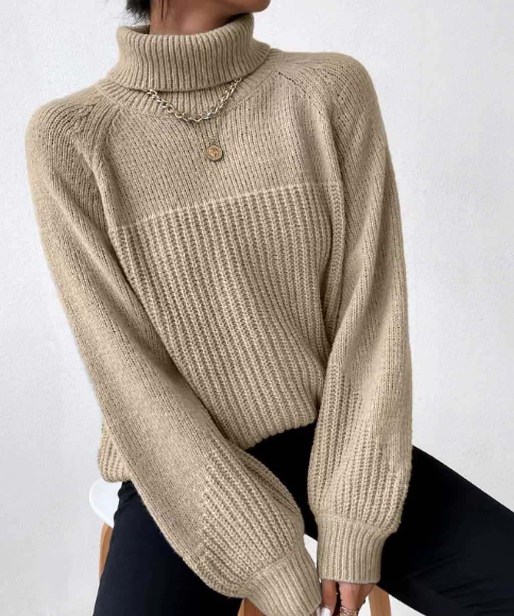 Valenzora | Casual winter turtleneck sweater for women