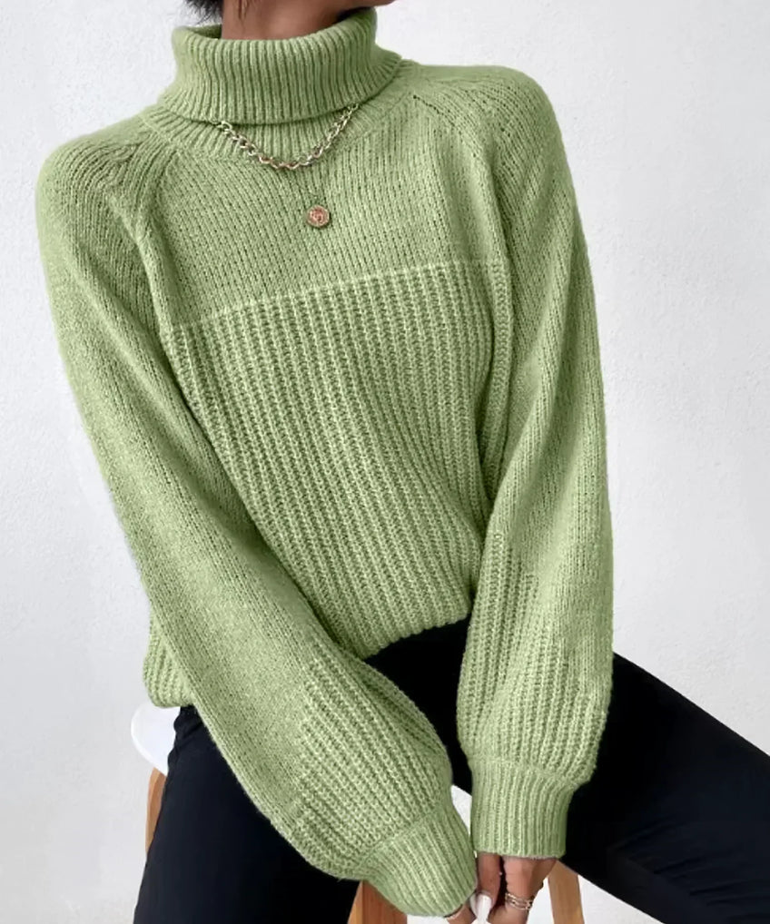 Valenzora | Casual Autumn Warm Knit Turtleneck Sweaters for Women