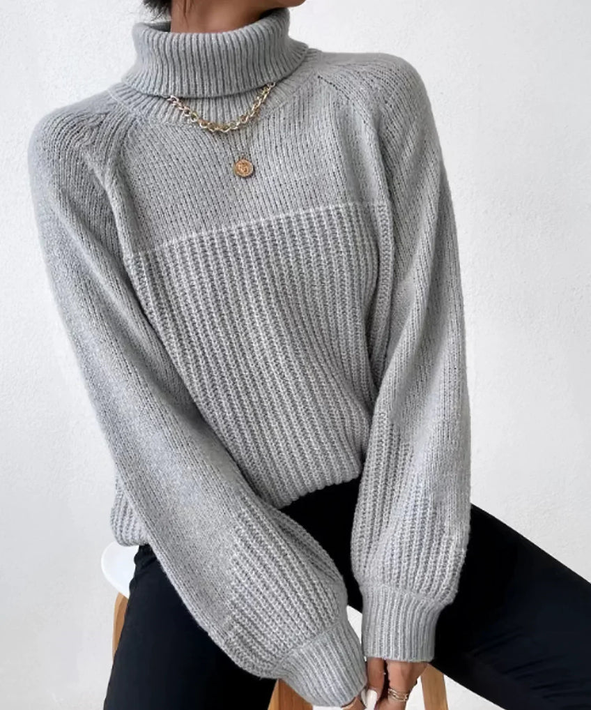 Valenzora | Casual Autumn Warm Knit Turtleneck Sweaters for Women