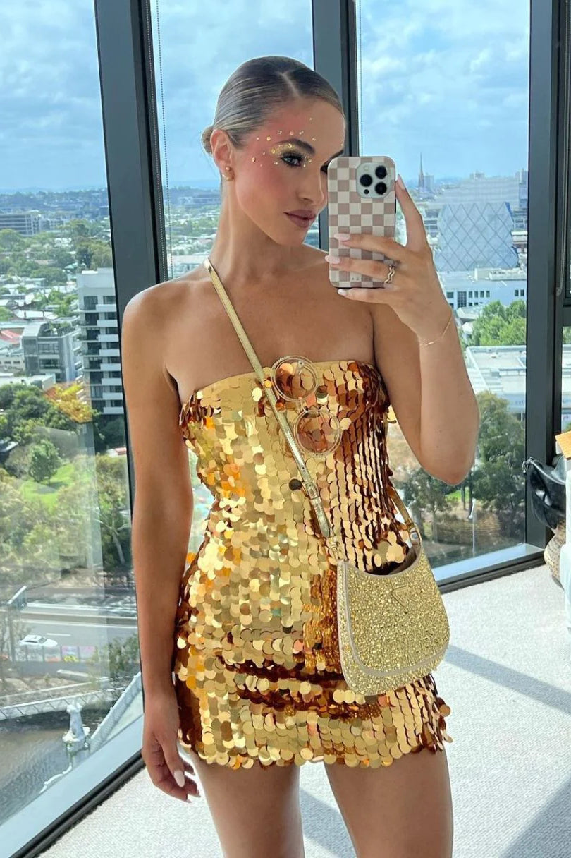 Valenzora | Chic sequined dress for women