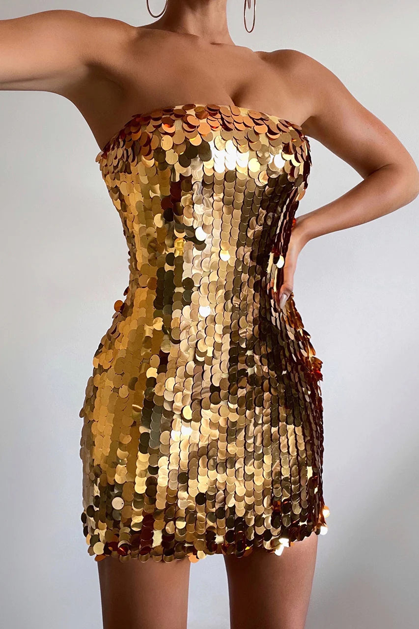 Valenzora | Chic sequined dress for women