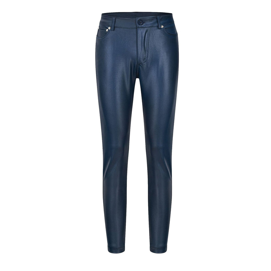 Valenzora | Riley women's leather stretch trousers