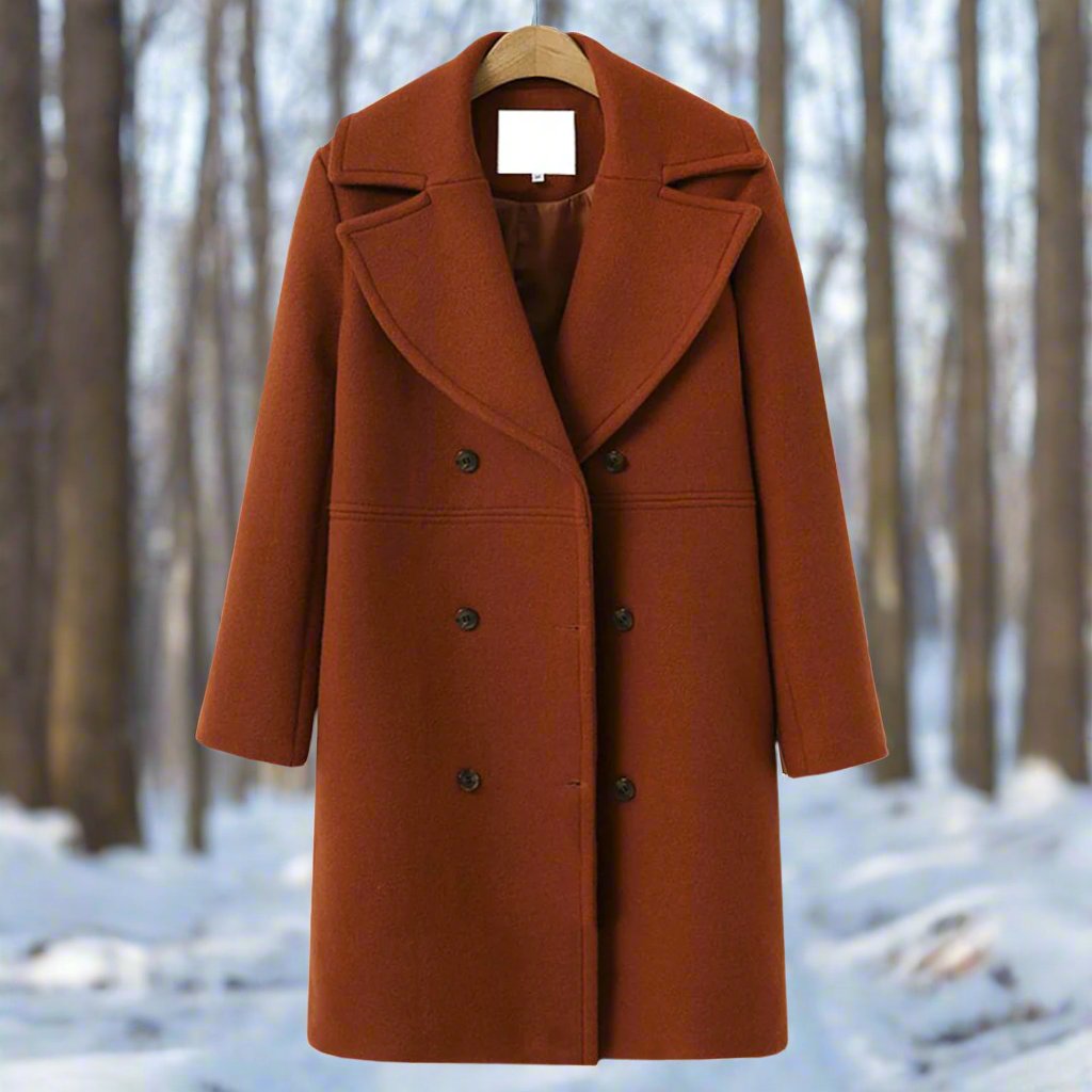 Valenzora | Warm and Long Wool Trench Coat