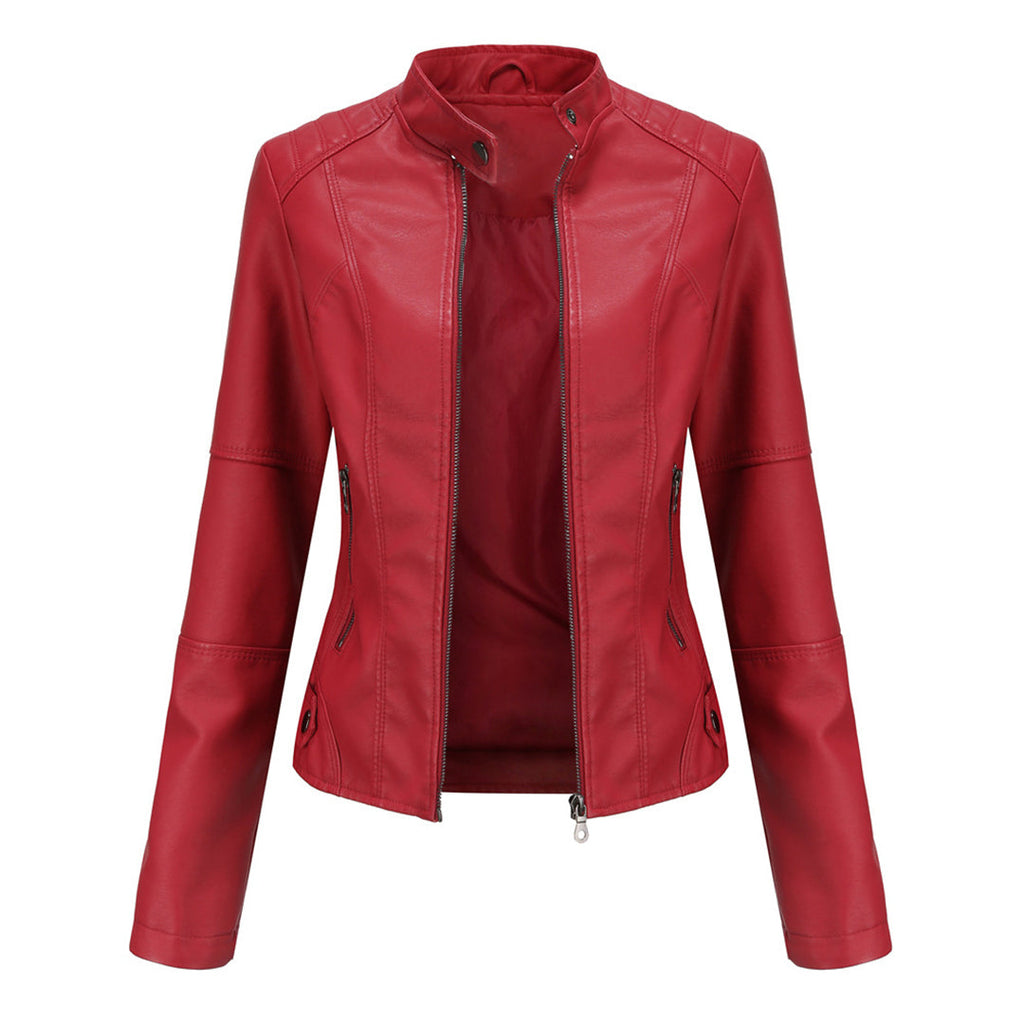 Valenzora GLAM: Moderne Lederjacke für Damen