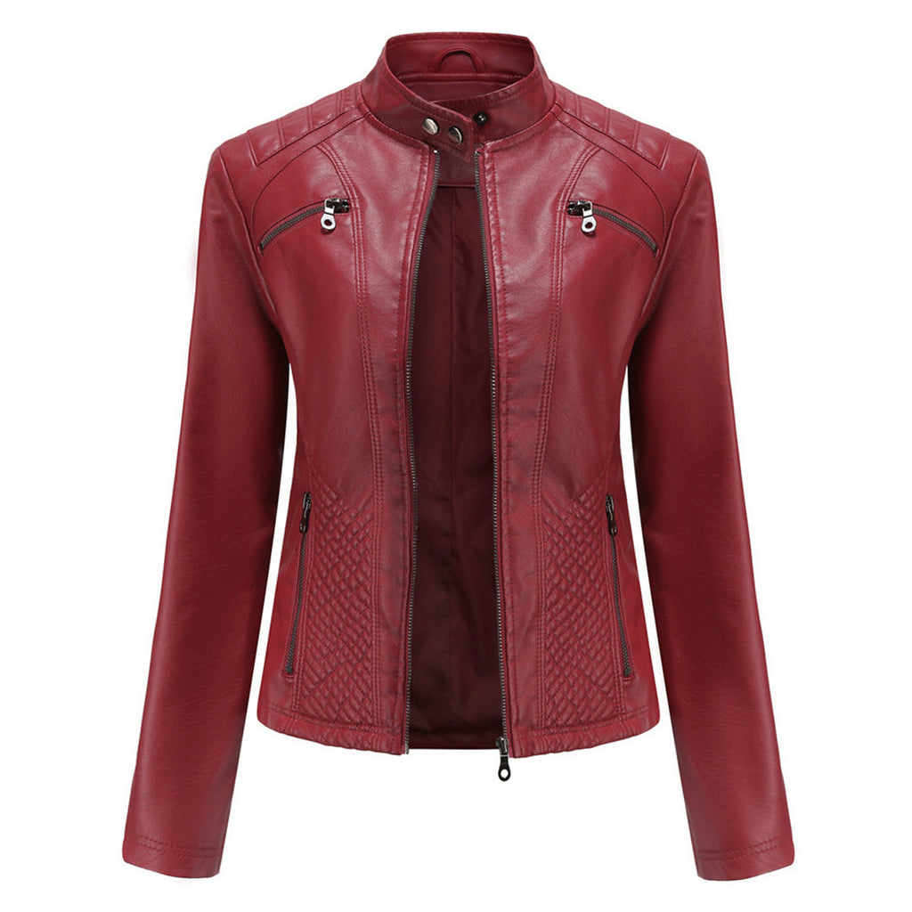 Adriana - Stylish leather jacket