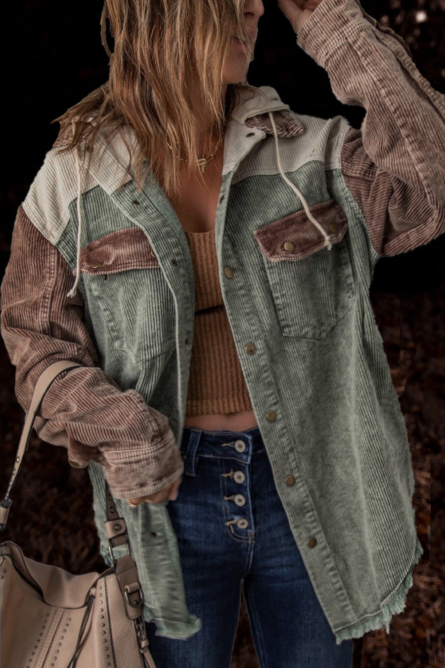 Valenzora | Retro corduroy jacket