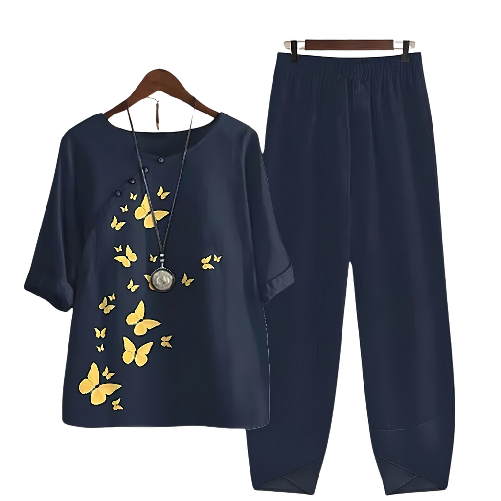 Valenzora | Effortlessly chic shirt and pantsuit