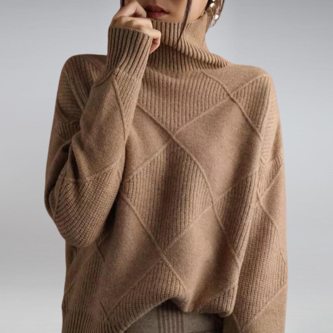 Valenzora | relaxed fit sweater, knit sweater, women's knitwear