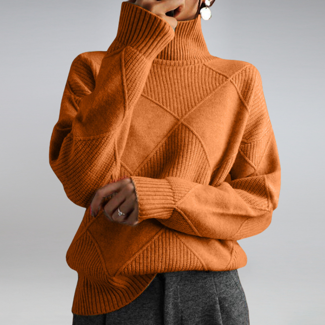 Valenzora | relaxed fit sweater, knit sweater, women's knitwear