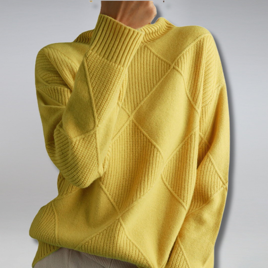 Valenzora | relaxed fit sweater, knit sweater, women's knitwear