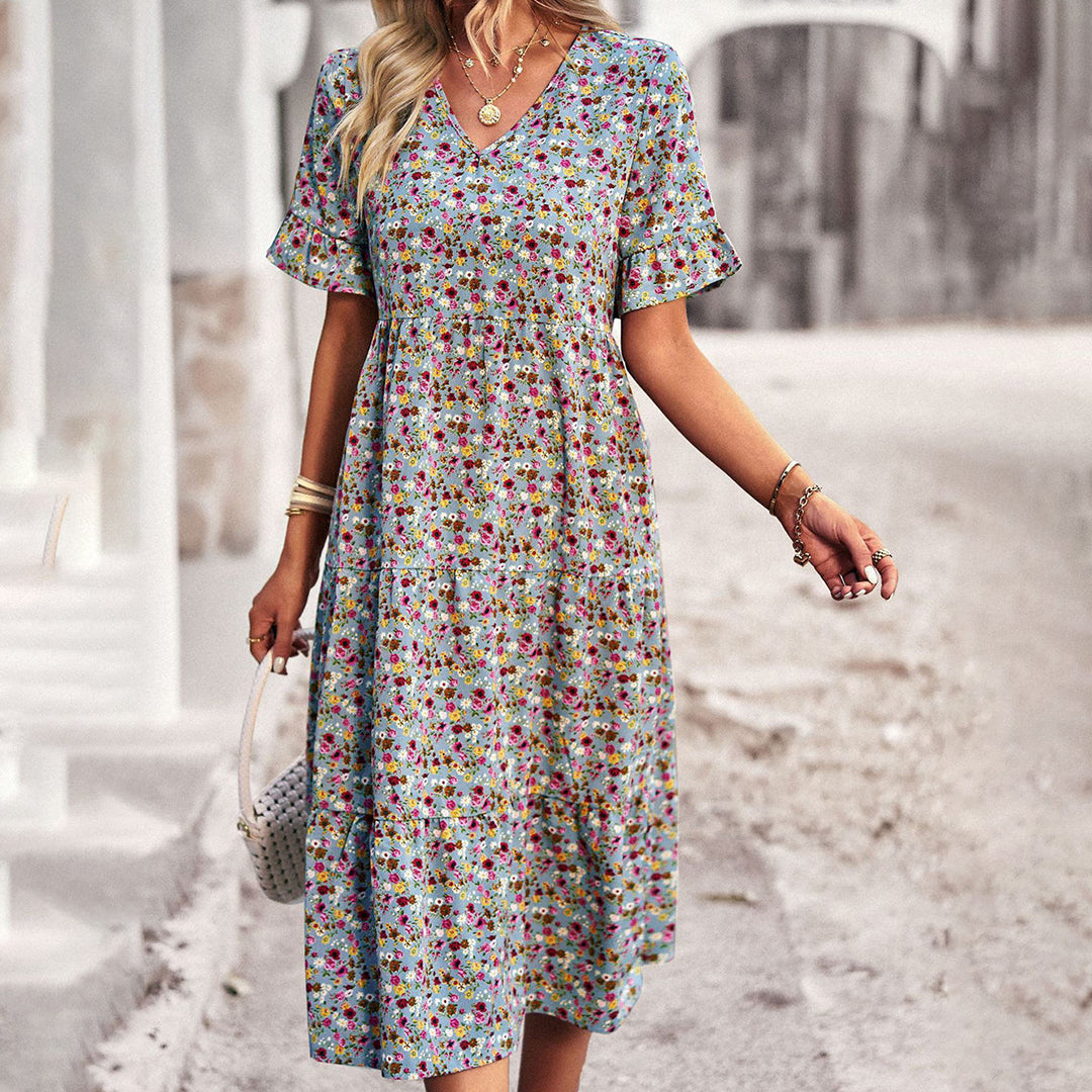 Floral midi dress