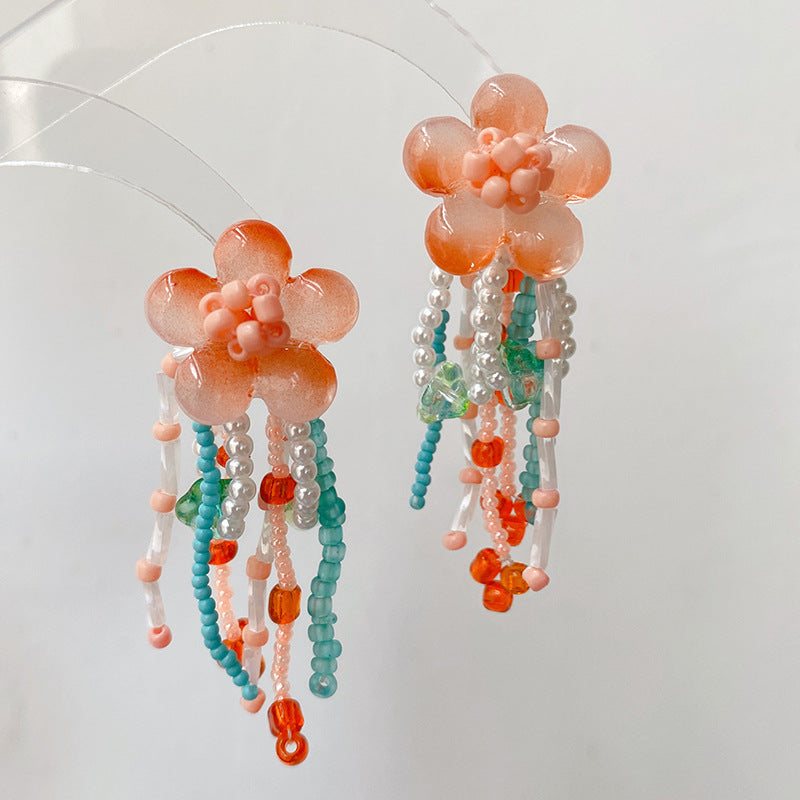 Valenzora | Flower Pearl Earrings