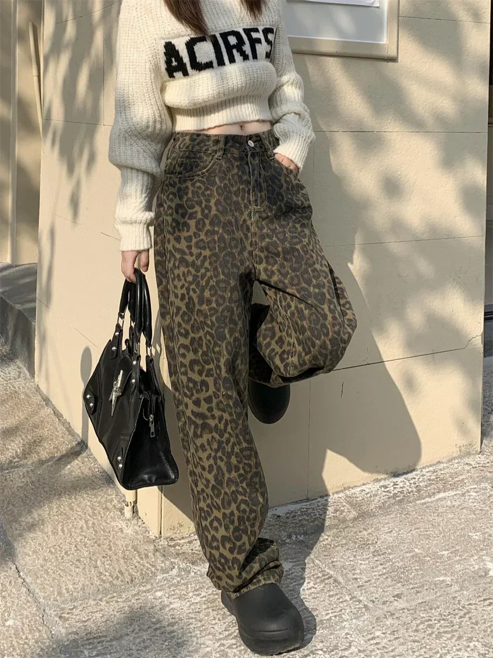Valenzora | Modische Leoparden-Jeans für Damen