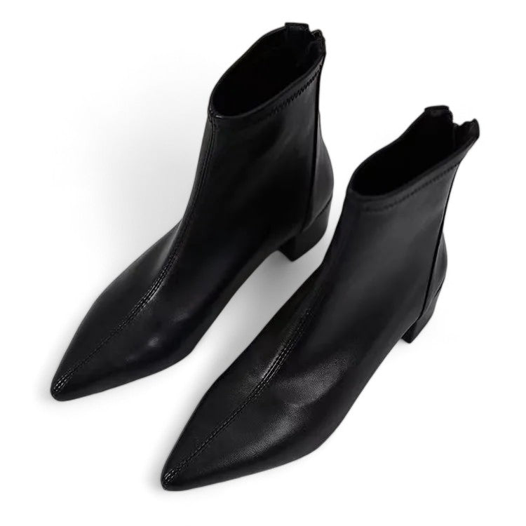 Valenzora - Stylishe Damenschuhe mit spitzer Zehenpartie und Reißverschluss an der Ferse